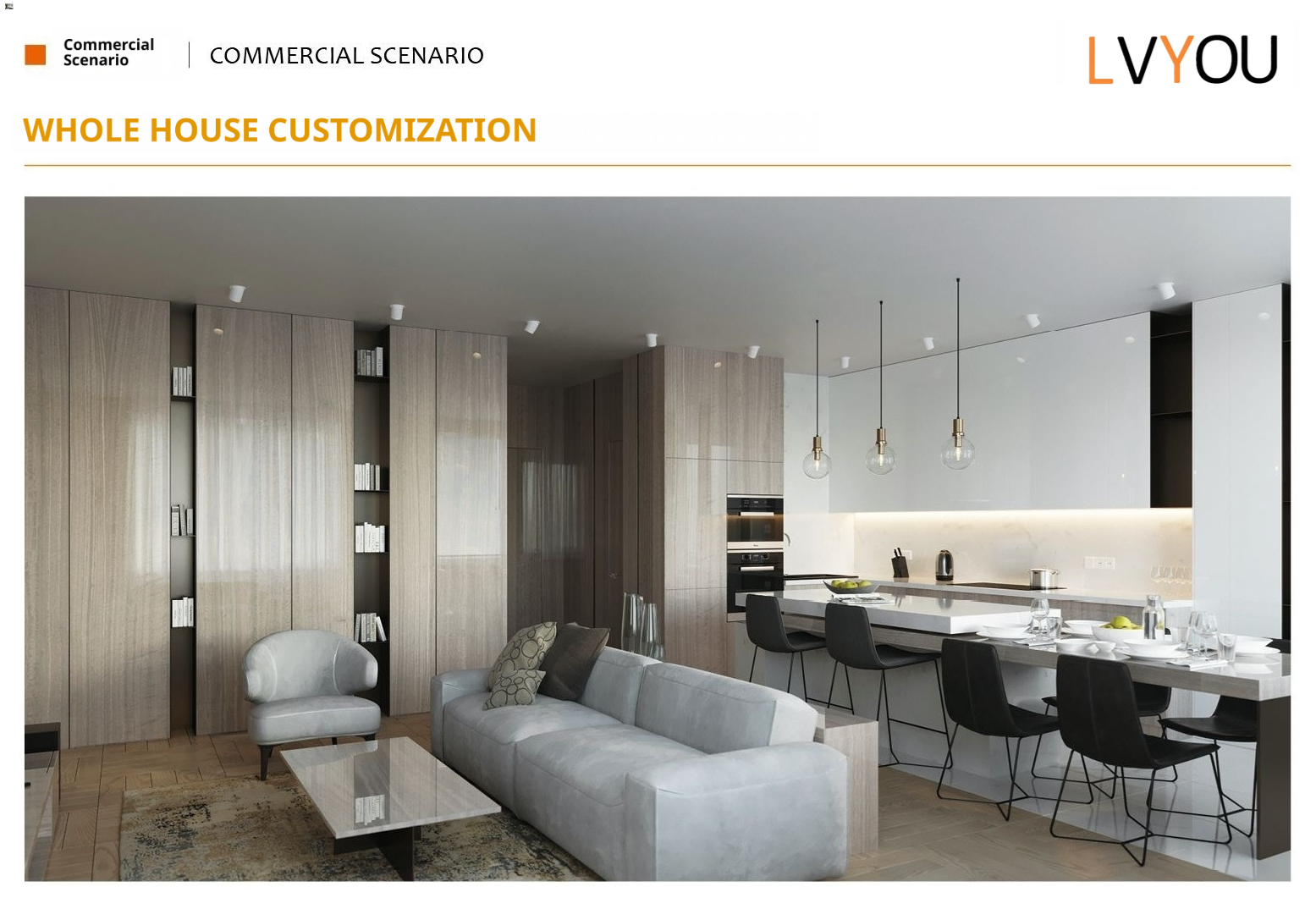 Commercial Scenario/WHOLE HOUSE CUSTOMIZATION