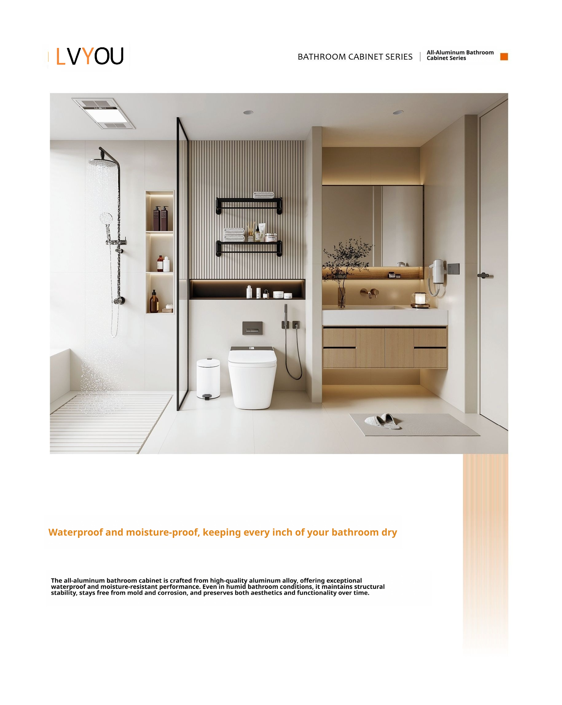 All-Aluminum Bathroom Cabinet Series